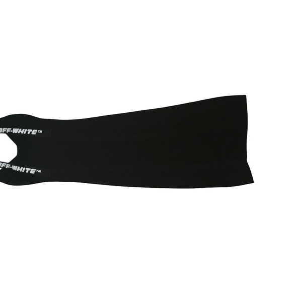 Off White Knjt Industrial Long Dress Black NWT Sz 38 - Picture 7 of 7